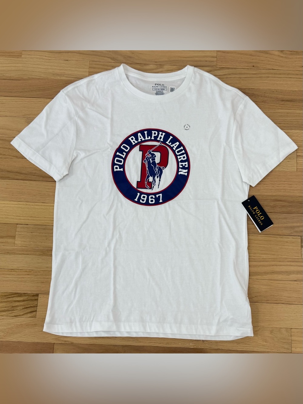 Polo Ralph Lauren Men’s Classic Fit Big Pony Graphic Logo T-Shirt White NWT S